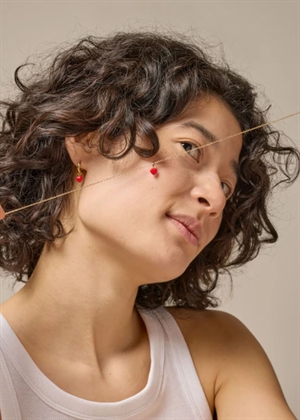 Amore necklace Red Enamel 